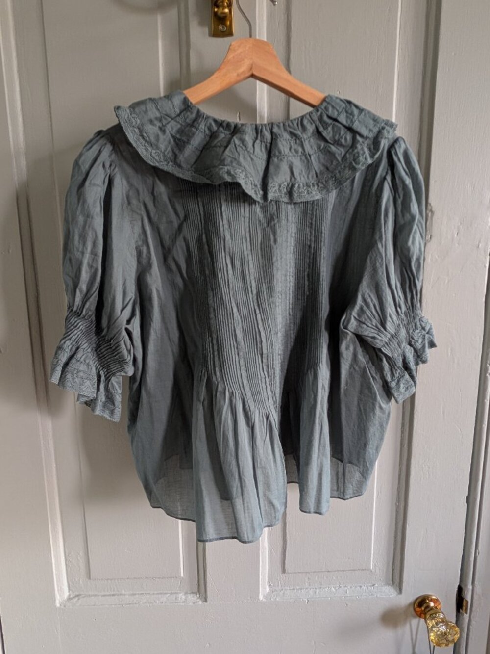 NWT Doen Mina Blouse in Nouveau Blue - Rare - Picture 4 of 6